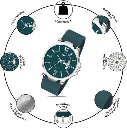 Rustest Antique 2.0 Day and Date Analog Watch