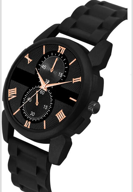 Premium Black Analog Watch